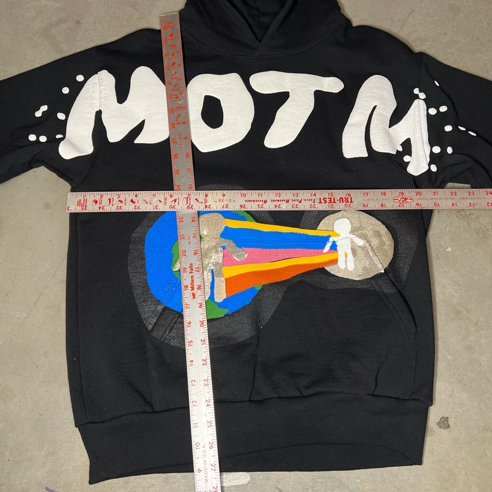 Kid Cudi CPFM MOTM Hoodie Size M Cactus Plant Man On The Moon Glow In The Dark. - Picture 3 of 8
